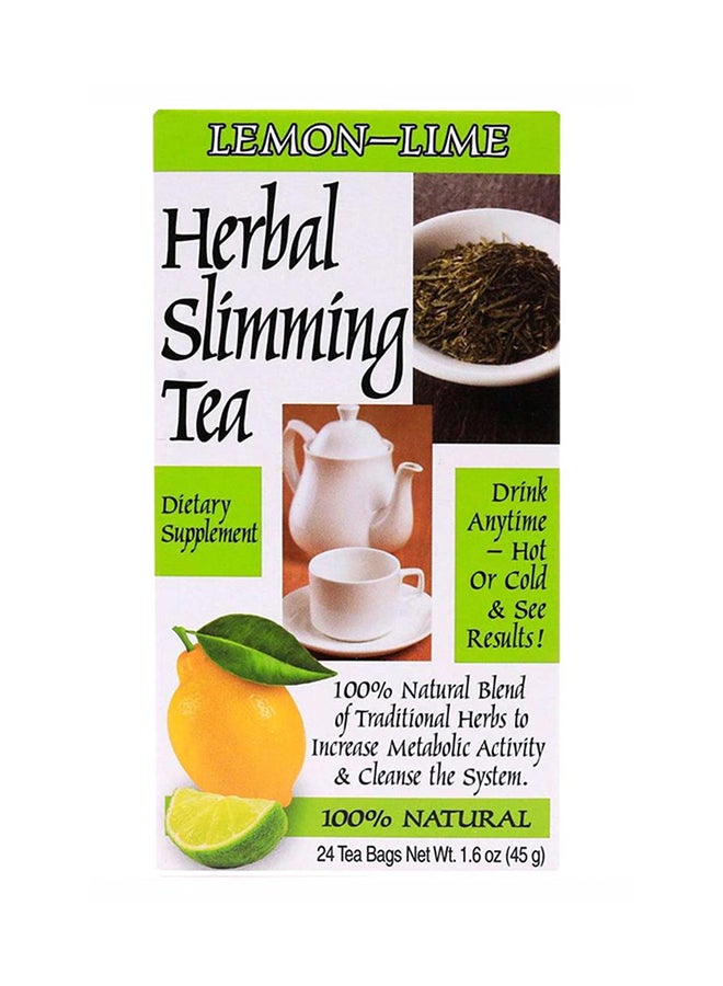 21st Century Lemon Lime Flavored Herbal Slimming Tea Bag 45grams - Image 1
